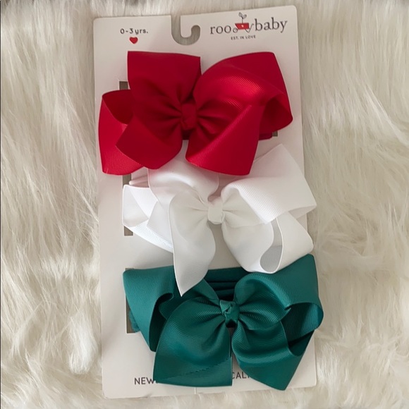 Roo Baby Other - Roo Baby 0 - 3 years Bella 3 Pack Headband Bows